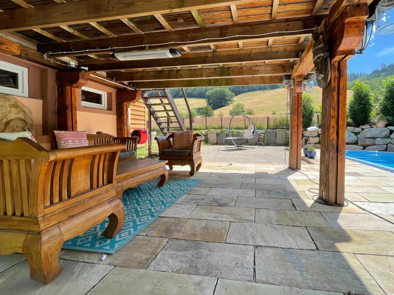 Ferienhaus Kappel Mit Pool 프라이부르크 임 브리스가우 외부 사진