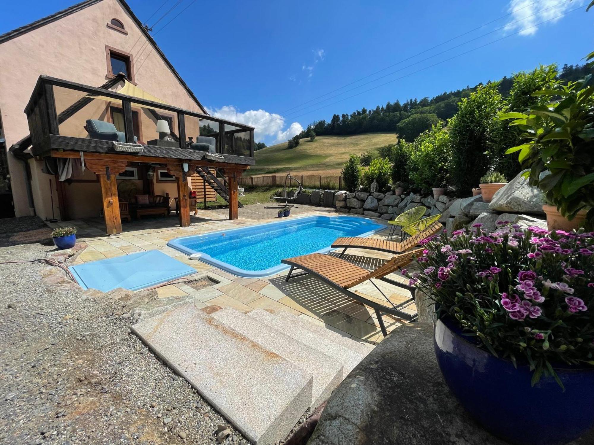 Ferienhaus Kappel Mit Pool 프라이부르크 임 브리스가우 외부 사진