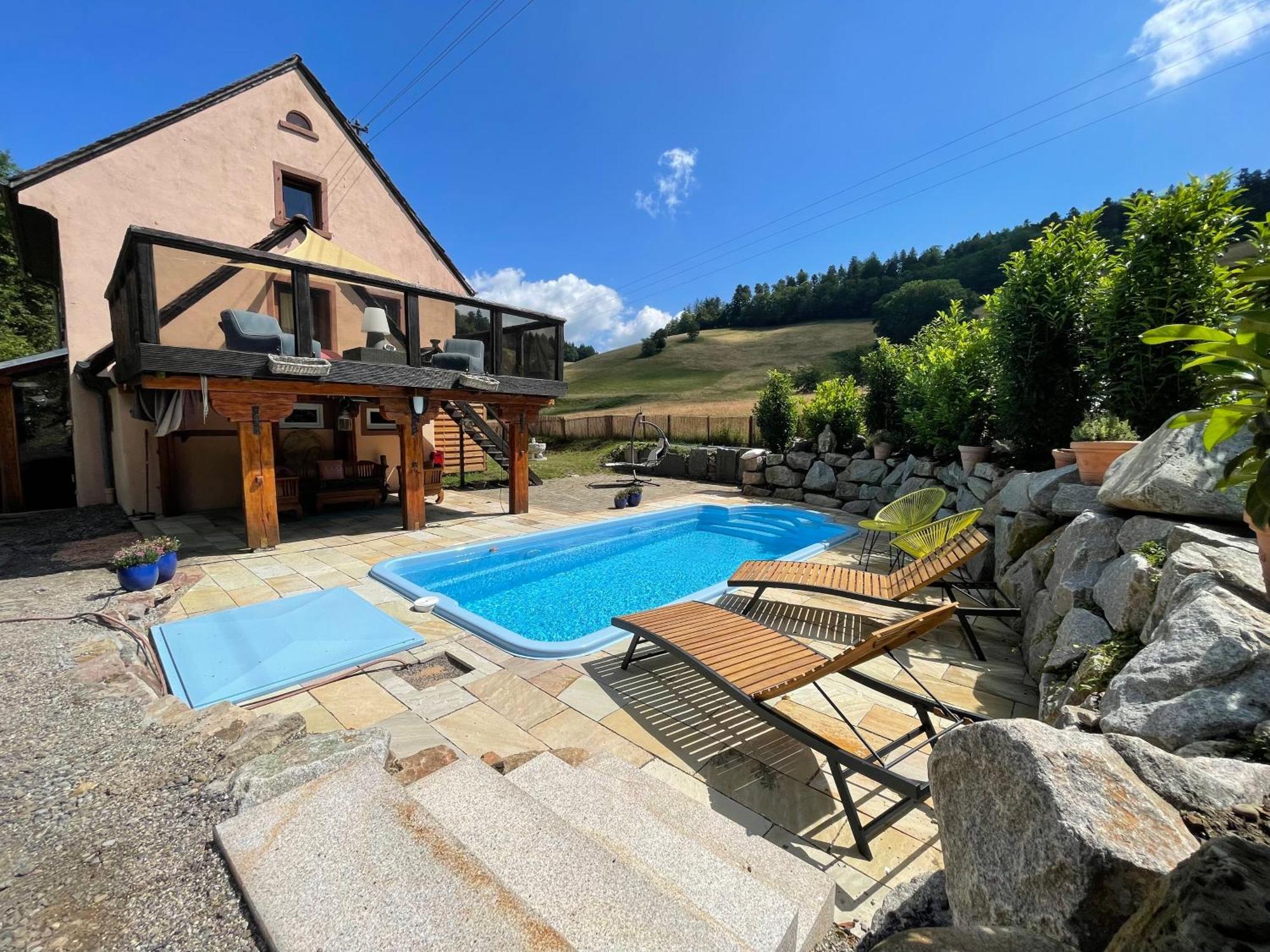 Ferienhaus Kappel Mit Pool 프라이부르크 임 브리스가우 외부 사진